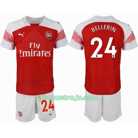 Billiga Fotbollströjor Arsenal BELLERIN 24 Barn Hemma tröja 2018/19 Kortärmad